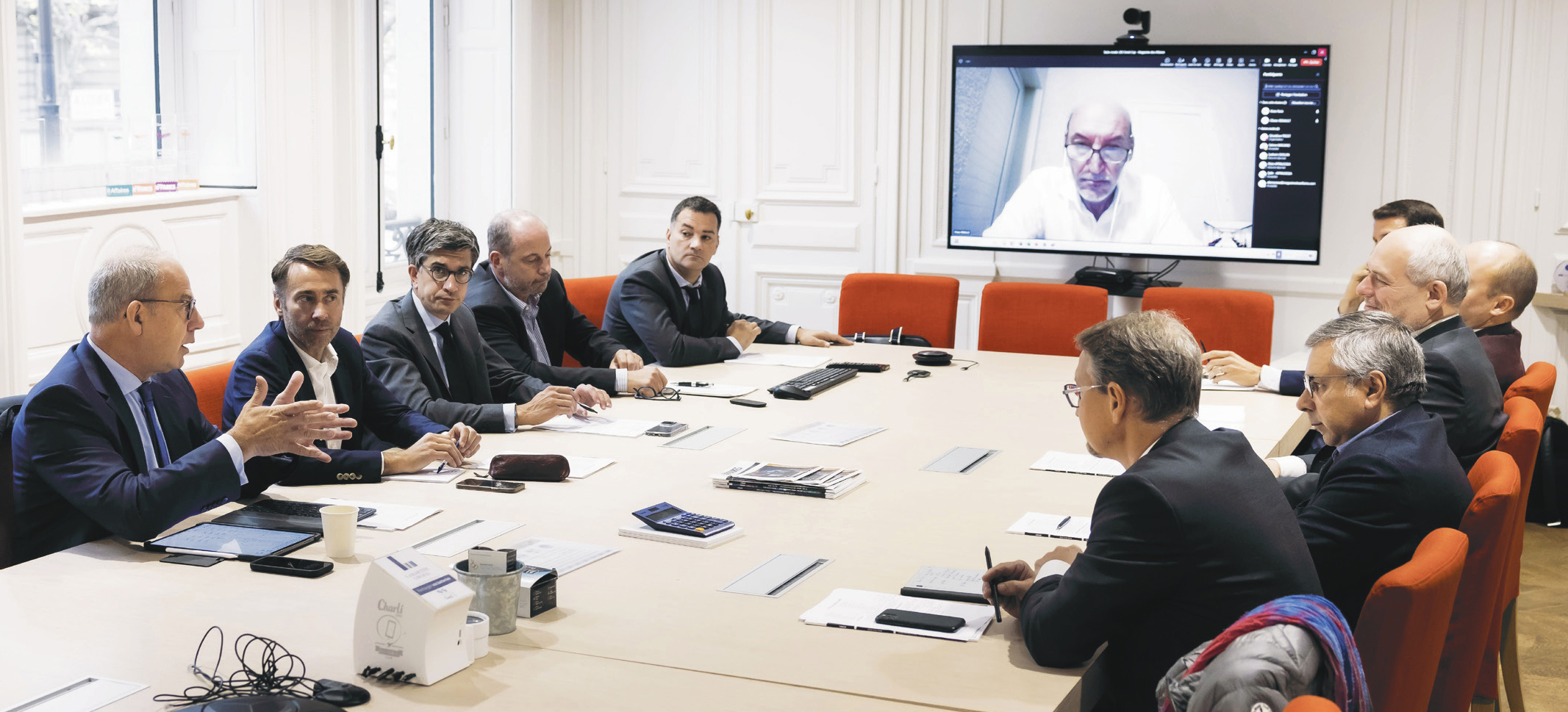 Photo de la table ronde LBO organisé par le Magazine des Affaires 