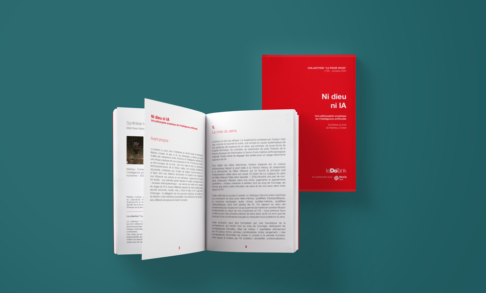 Lu pour vous : Ni dieu ni IA